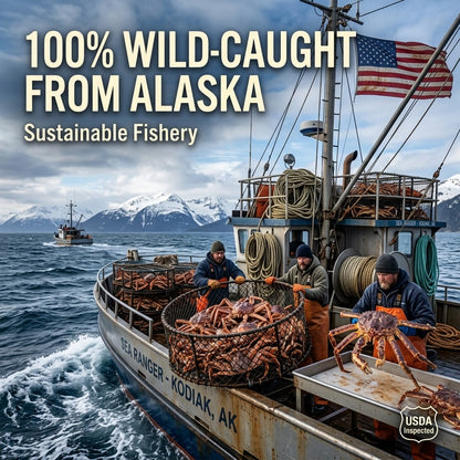 Wild‑Caught Alaskan King Crab Legs｜Jumbo Plump Meat Shipped From US Warehouse