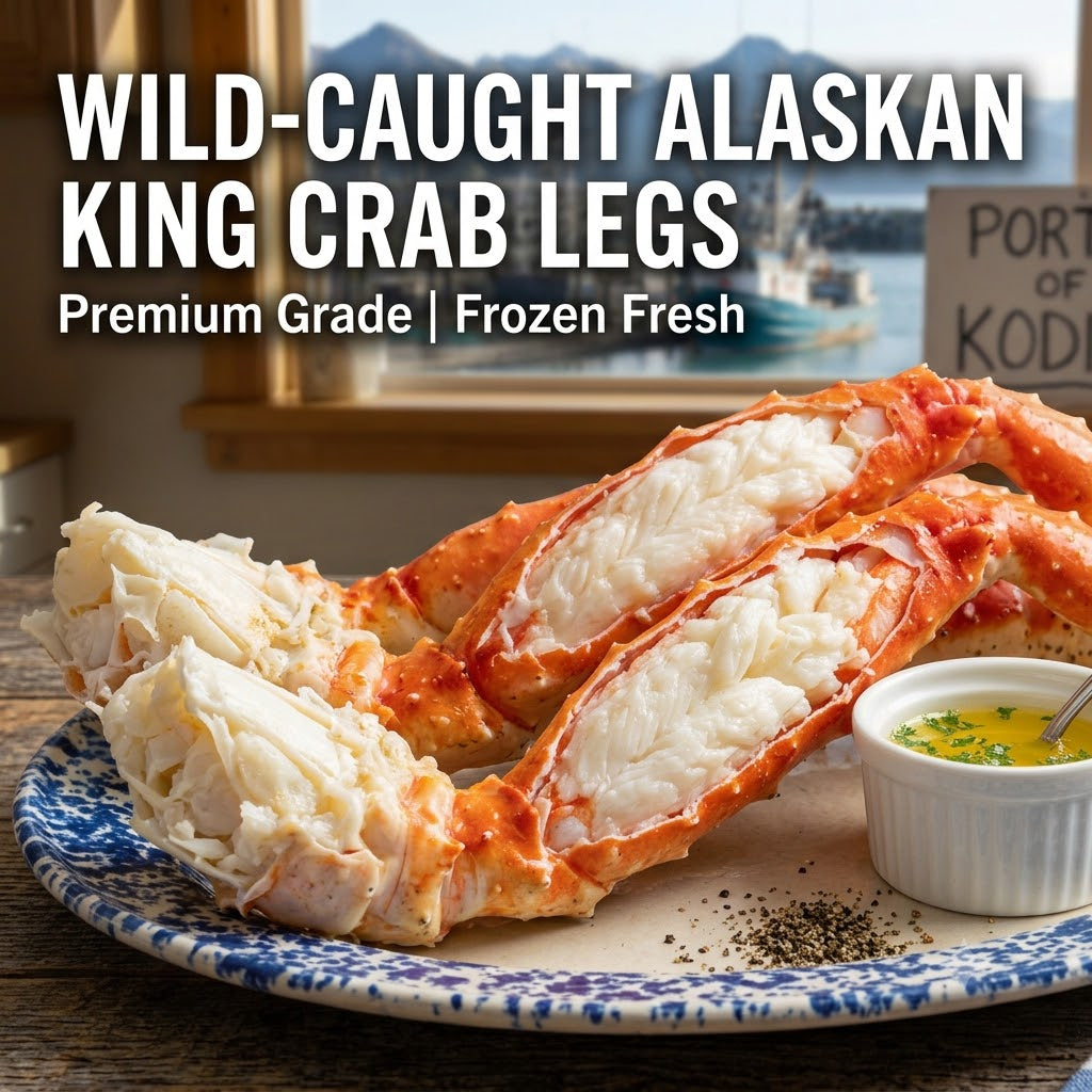 Wild‑Caught Alaskan King Crab Legs｜Jumbo Plump Meat Shipped From US Warehouse