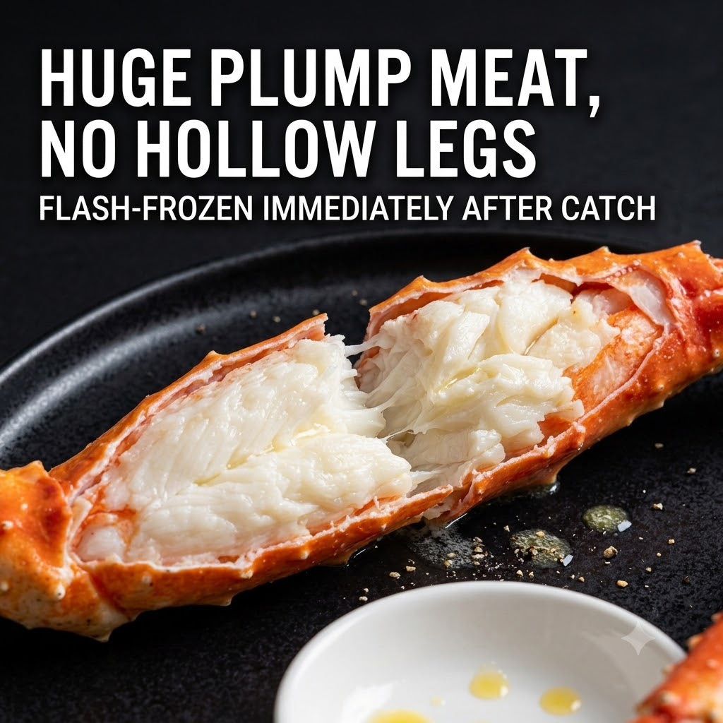 Wild‑Caught Alaskan King Crab Legs｜Jumbo Plump Meat Shipped From US Warehouse
